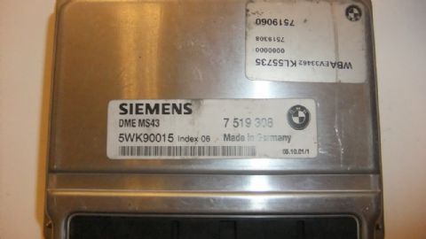 BMW E39 E46 X5 Z3 MOTOR BEYİNİ DME MS43