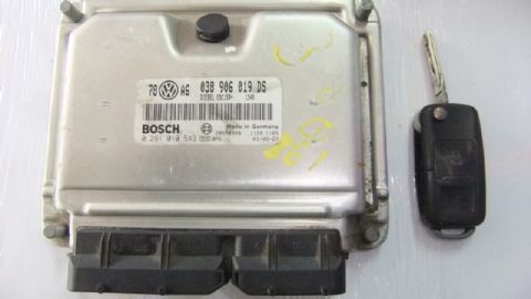 AUDİ A4 VOLKSWAGEN PASSAT SHARAN MOTOR BEYİNİ+ANAHTARI